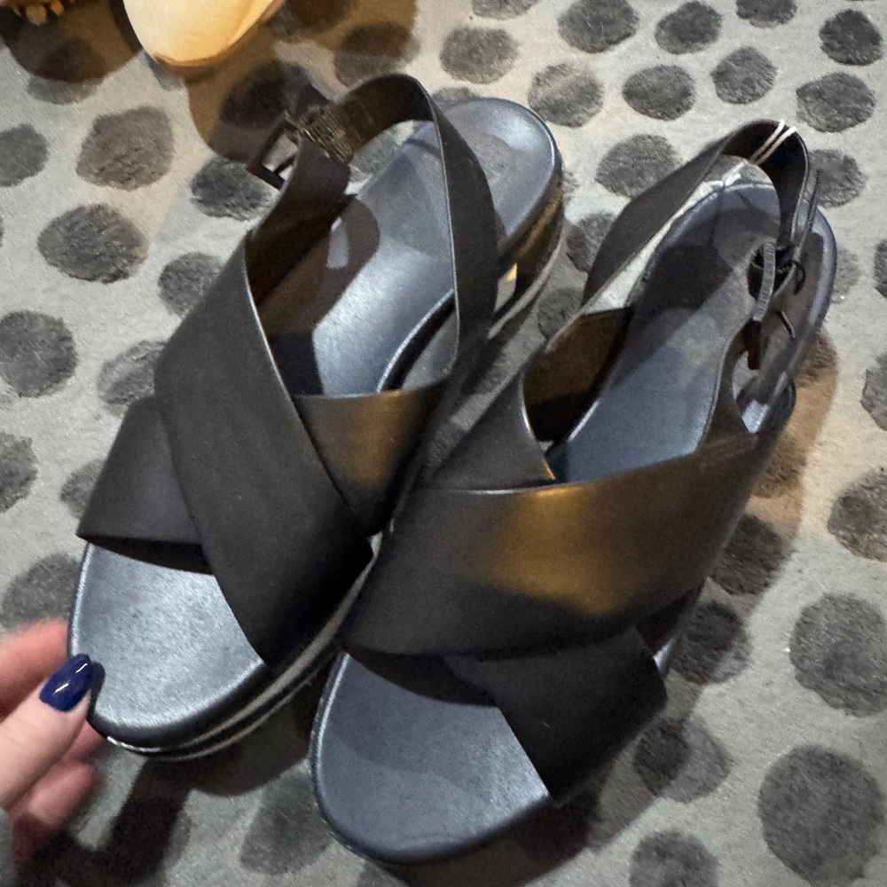 Tory Burch Platform Black Women's Sandals